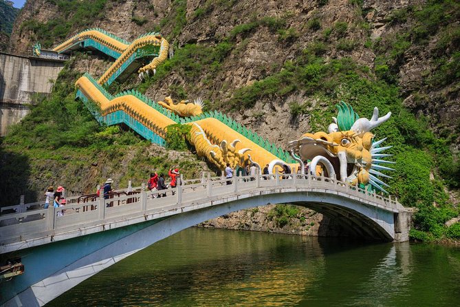 Private Transfer to Longqingxia: For Ravine Tours & Ice Festival - Summer at Longqingxia: boat, elevator, and mountain views