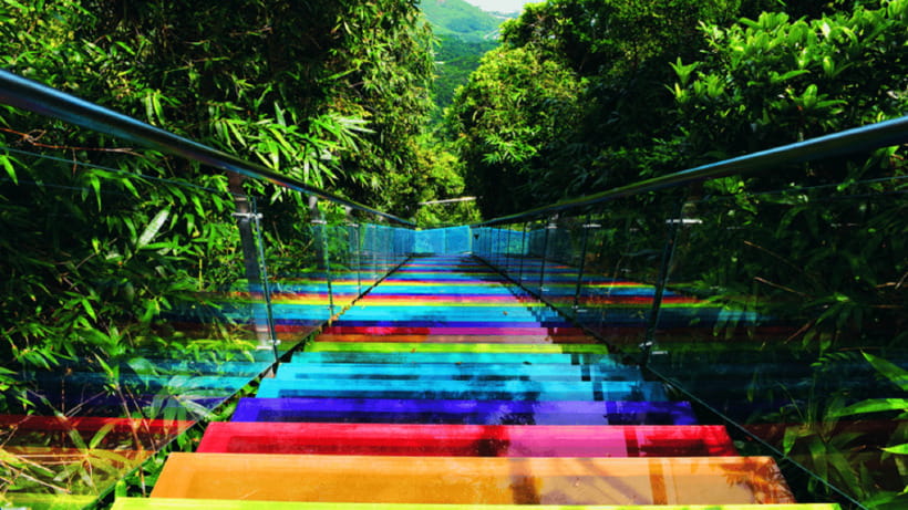 Sanya: Yalong Bay Tropical Forest Ticket and Tour Car - Starting with the forest paths