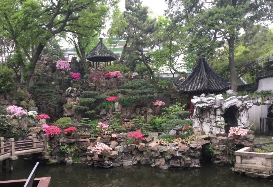 Shanghai: 4-Hour Guided City Highlights Tour - Yuyuan Garden: quiet walls beside a lively bazaar