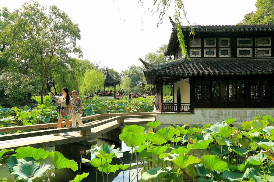 Shanghai: All-Inclusive Suzhou Day Trip by Bullet Train - The canal boat and Shantang Street