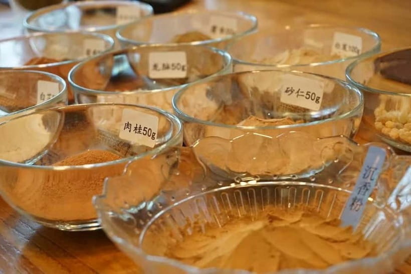 Shanghai: Hands-on Incense Tablet Making Class - Mixing natural ingredients by traditional ratios