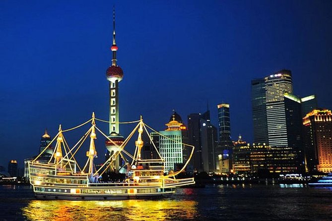 Shanghai Night River Cruise VIP Seating with Private Transfer and Dinner Option - What you see from the VIP deck