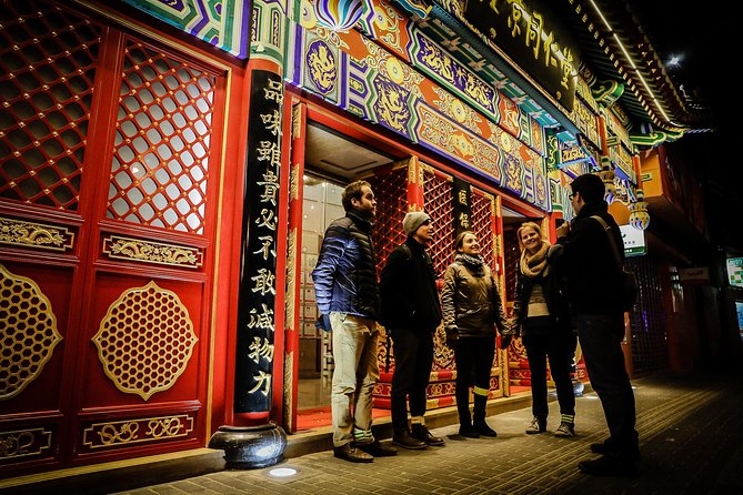Shanghai Small-Group Night Tour by Bike - The Bund lit up, with time for a cultural stop