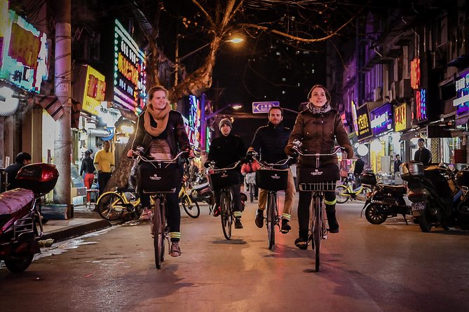 Shanghai Small-Group Night Tour by Bike - Starting at Nanchang Road with a small group
