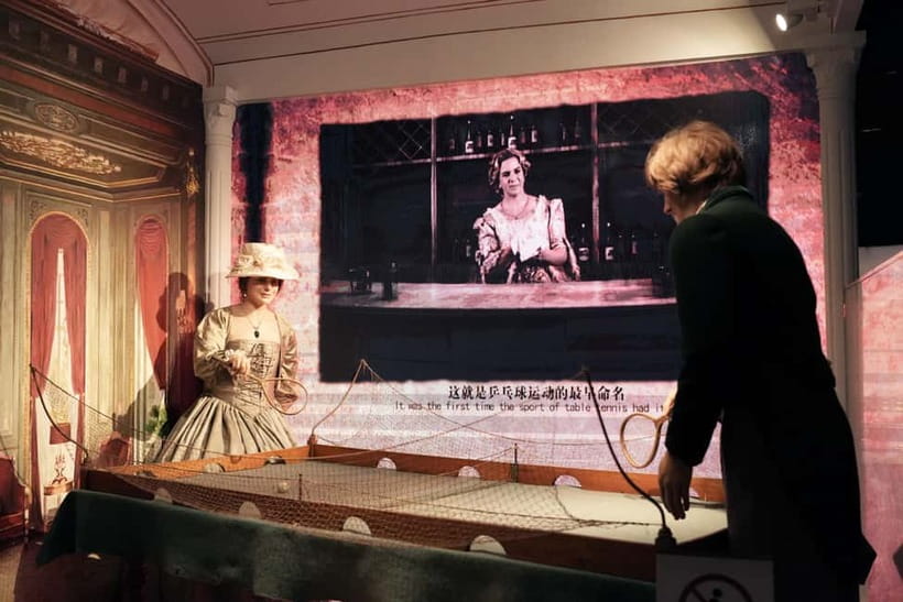 Shanghai: Table Tennis Museum Tour with Practice Session - From museum displays to a local club