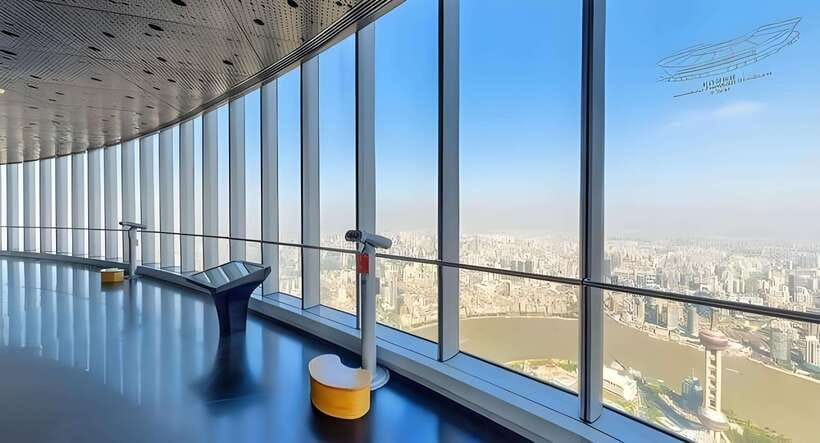 Shanghai Tower Admission ticket with express option - The ultra-high-speed elevator sets the tone