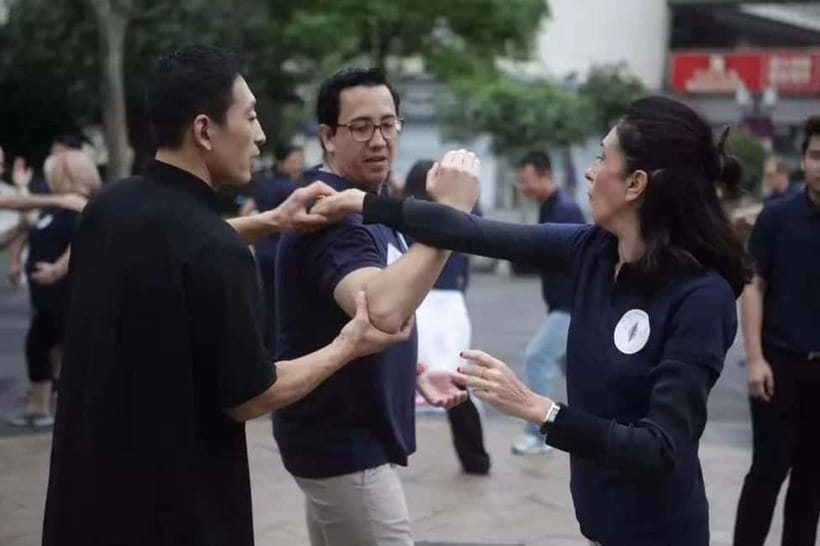 Shanghai:Wing Chun Kung Fu in Shanghai's Beautiful Park - Meeting at Guangyuan Road