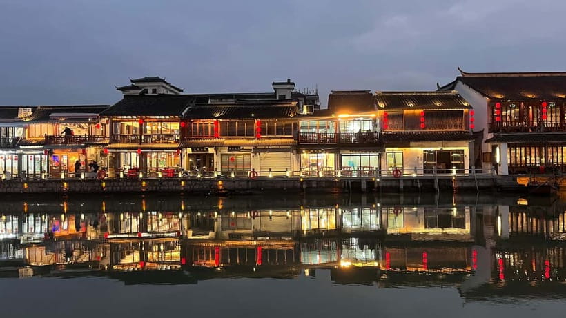 Shanghai: Zhujiajiao Water Town with Calligraphy Experience - Eating local food without losing control of your time