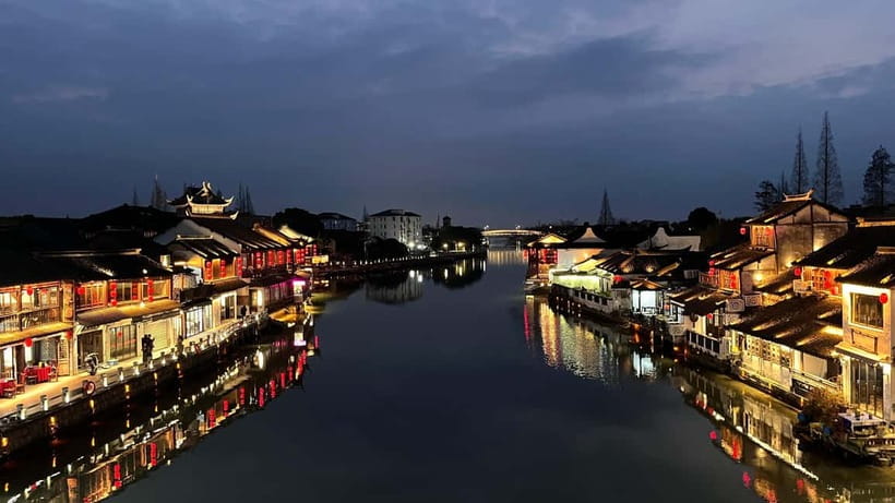 Shanghai: Zhujiajiao Water Town with Calligraphy Experience - Leaving Shanghai in a private air-conditioned vehicle