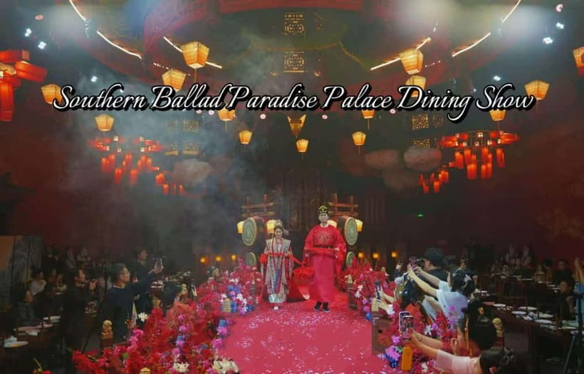 Shenzhen: Immersive Tang Dynasty Banquet Show - Inside the crystal-lit banquet hall