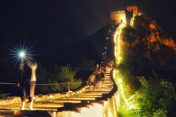Simatai Great Wall Private Night Layover Tour from Beijng Airport - The cable car makes the night visit practical
