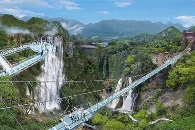 Skywalk Glass Bridge Waterfall Mountain Ancient Cave Private Tour - What the Glass Bridge Actually Feels Like