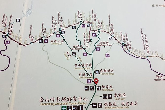Small Group 6km hiking Jinshanling Great Wall EN speaking driver - A long ride in a small vehicle
