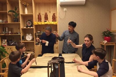 Tai Chi or Kung Fu plus Chinese Calligraphy Learning Class