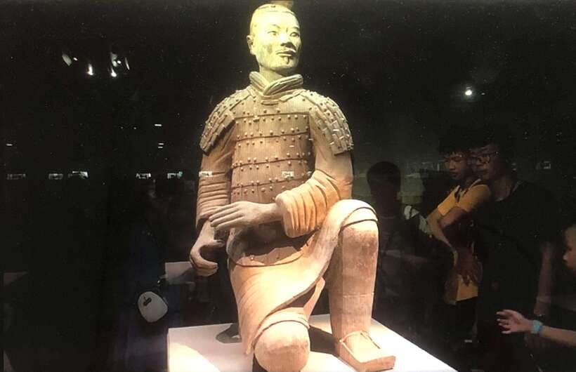 Terracotta Army Entry Ticket - The entry process and the QR code warning