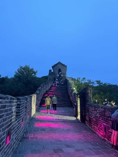 Twilight Glow at Mutianyu Great Wall Evening Bus Tour+Ticket - Meeting at Hepingxiqiao Station