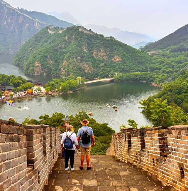 Water-Great Wall Odyssey: Hike & Cruise One Day Tour - Crossing the reservoir and taking the included boat ride