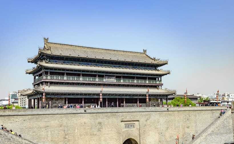 Xi'an: Xi’an City Wall South Gate(Yongningmen) Entry Ticket - Biking above Xi’an