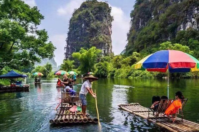 Xianggong Hill Cormorant fishing show Fuli ancient bridge DayTour - Xianggong Hill and the Li River valley view