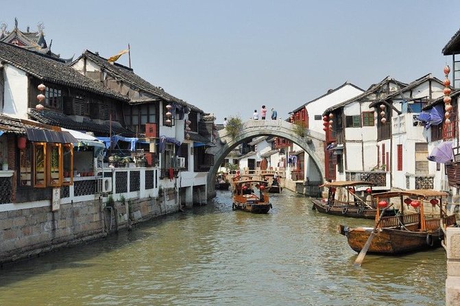 Zhujiajiao Water Village Half Day Tour - The canal boat ride from the water
